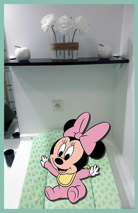 Appartement Avec Salle De Jeux Privee,10Min De Disney Transport En Commun 6 Couchages Chanteloup-en-Brie Luaran gambar